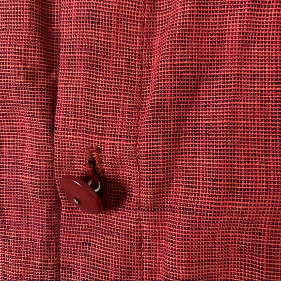 Flax Vintage Oversized Linen Button Up - Picture 9 of 13